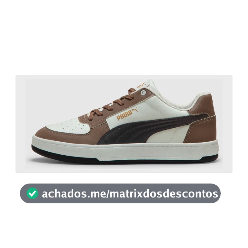 Tênis Masculino Caven 2.0 Puma Totally Taupe Lisa 39 Br