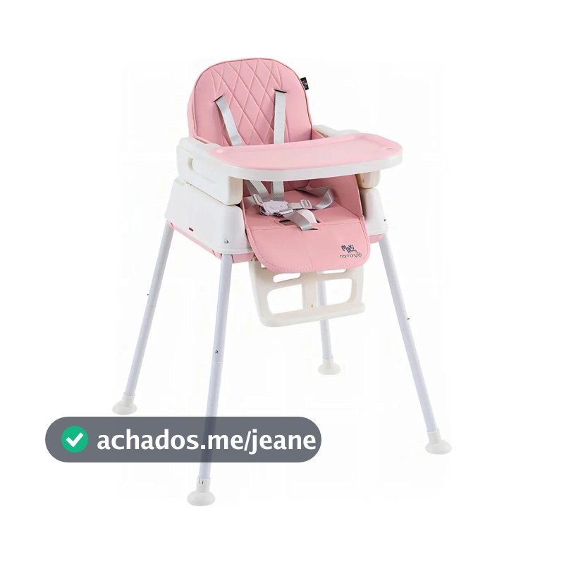 Cadeira De Alimentação Infantil 3 Em 1 Harmony Maxi Baby - Rosa