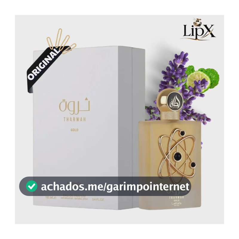 Perfume Feminino Árabe Tharwah Gold - Lattafa Pride Eau
