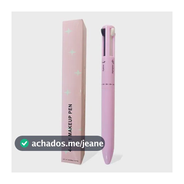Caneta Glam Quad-color: Ferramenta De Beleza Versátil 4 Em 1