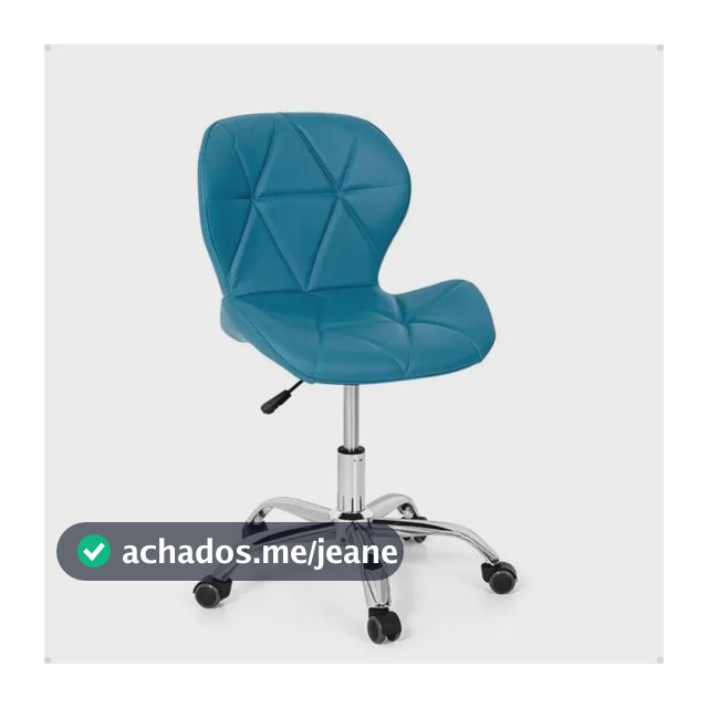 Cadeira De Escritório Spin Altura Ajustável E Base Giratória