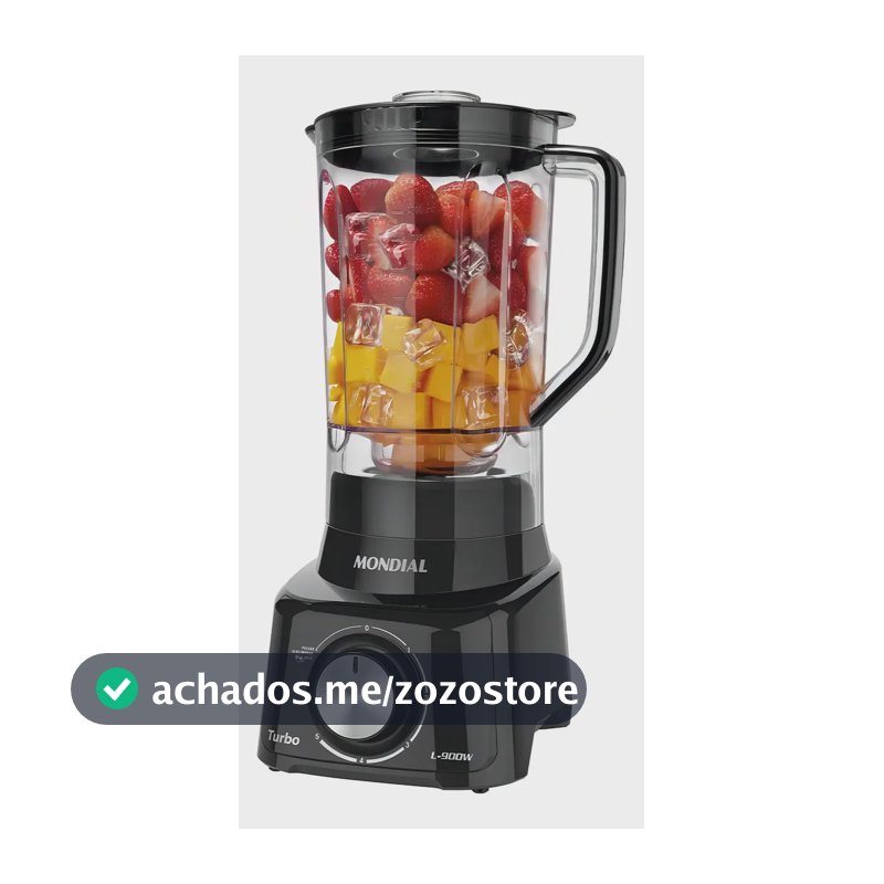 Liquidificador Turbo Full Mondial 900W - L-900 FB