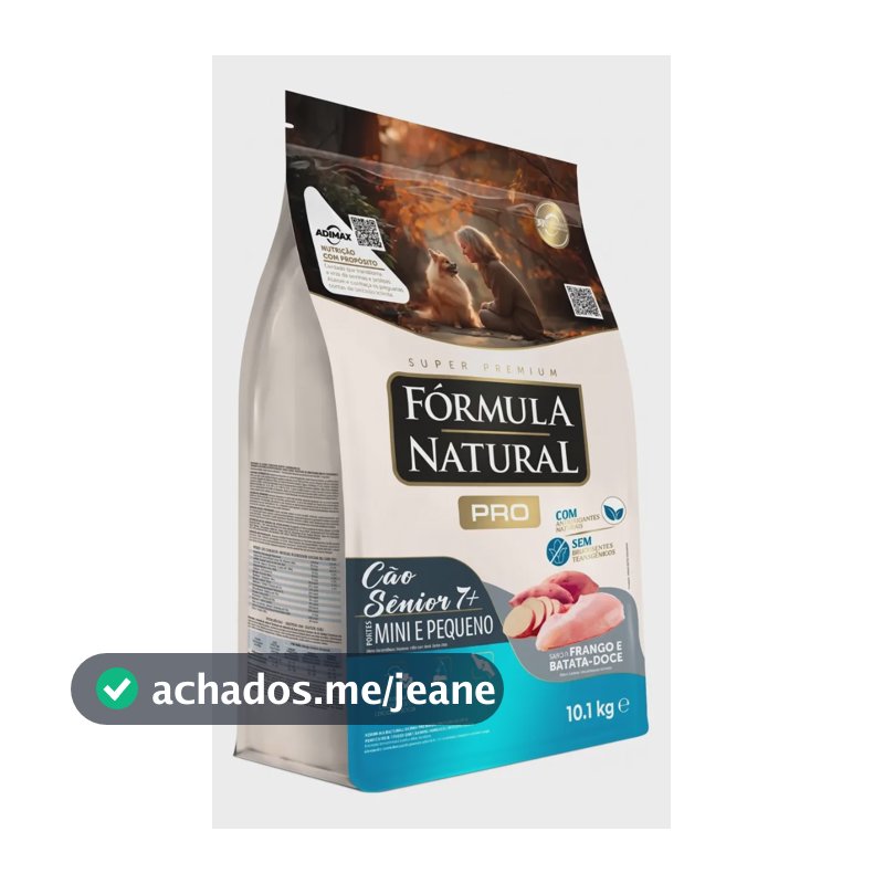 Ração Fórmula Natural Pro Cães Sênior 7+ Mini Pequeno 10,1kg