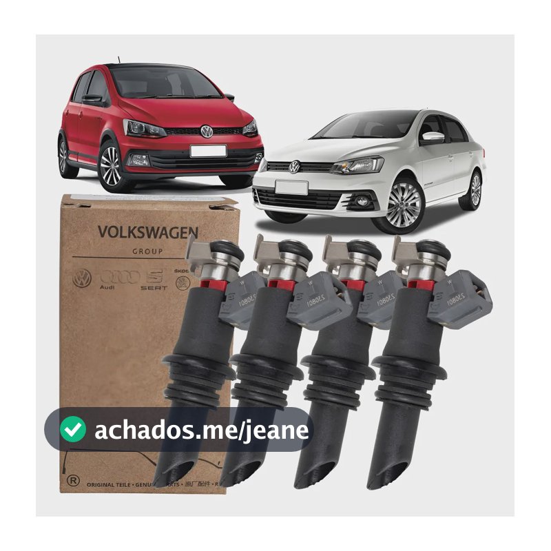 Kit 4 Bicos Injetores Fox Gol G4 G5 Iwp176 Marelli Original