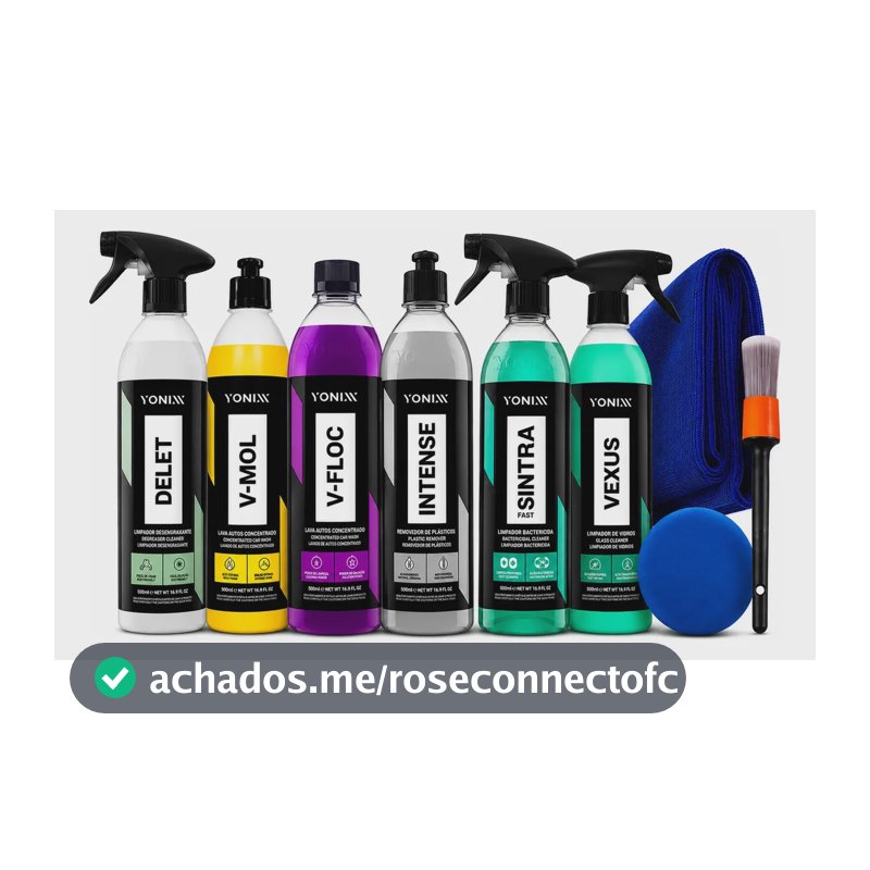 Kit V-mol Delet Vexus Shampoo V-floc Intense Sintra Vonixx