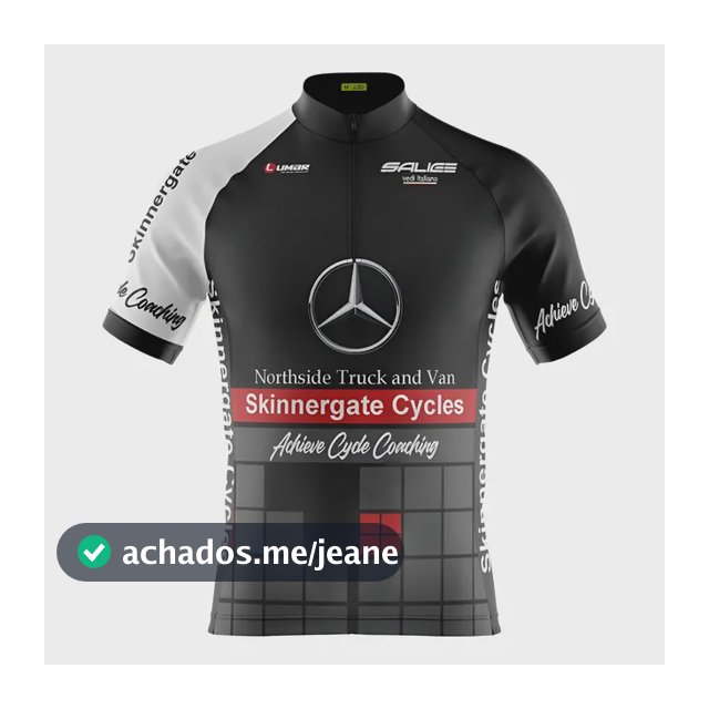 Blusa Ciclismo Masculino Manga Curta Dry Fit Uv+50 Mercedes