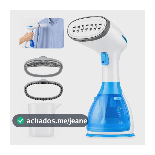 Vaporizador De Roupas Portátil 1500w 280ml Azul 127v Ou 220v
