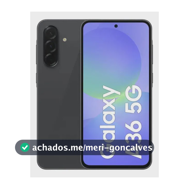 Smartphone Samsung Galaxy A36 5g 128gb 6gb Ram Câmera Tripla De Até 50mp Selfie De 12mp Ip67 Super Amoled 6.7'' Nfc Recursos Ai Android E Segurança Snapdragon - Preto
