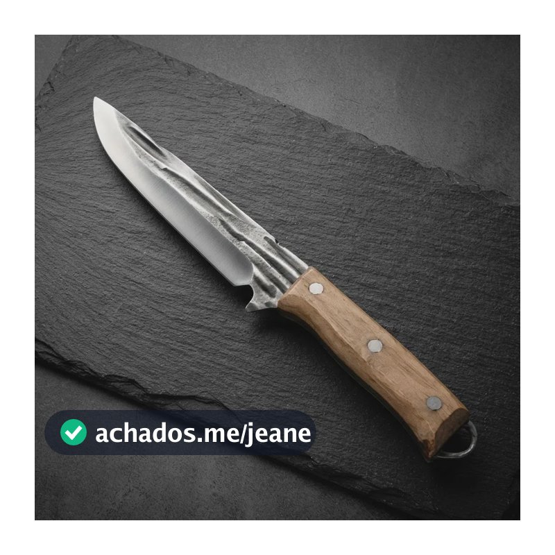 Faca Artesanal AaZ MIX Aço Inoxidável Churrasco Cozinha Desossa