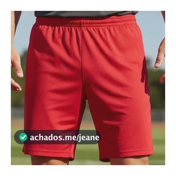 Bermuda Joma Open Iii - Vermelho E Branco