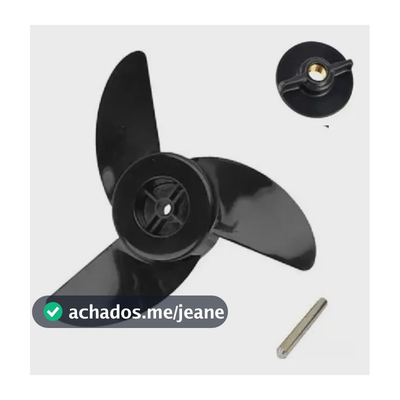 Kit Hélice 3 Pás Motor Elétrico Max Force 44 54 Lbs Maruri
