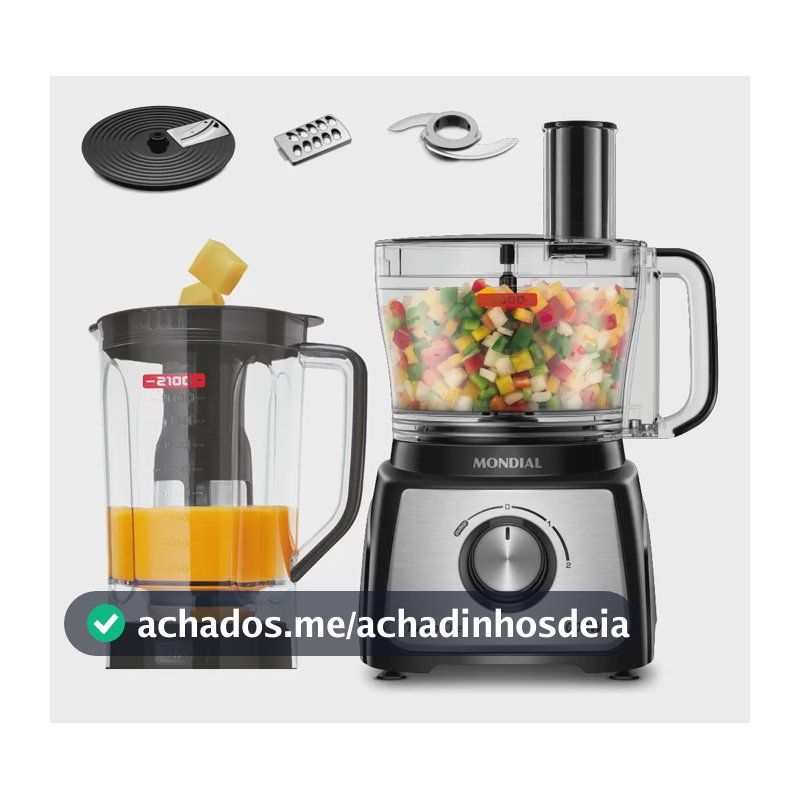 Multiprocessador Mondial MPN-01-B Preto 127V