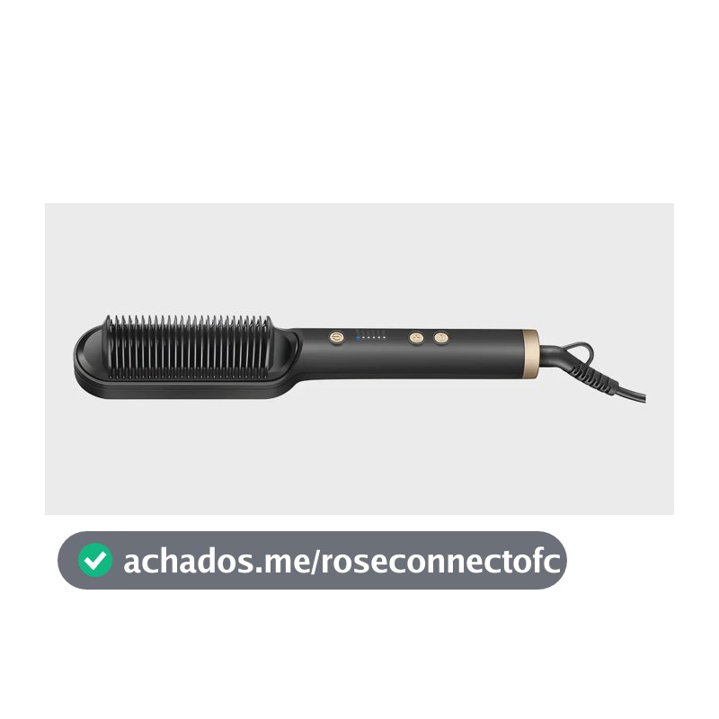 Escova Alisadora Mondial Black Gold Argan 230 Bivolt