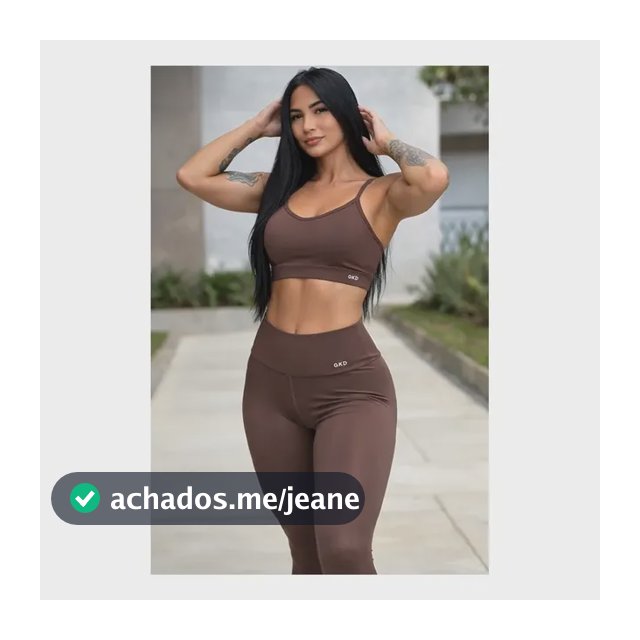 Conjunto Gkd Zero Transparência Legging Cós Alto Top Duplo