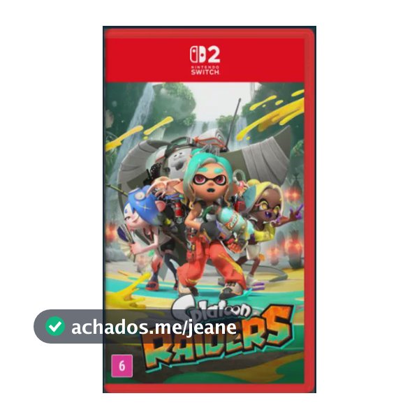 Splatoon Raiders Switch 2 Br Midia Fisica