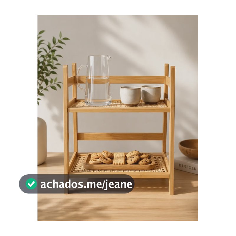Prateleira Organizador Multiuso Bambu Cozinha Banheiro Bambu