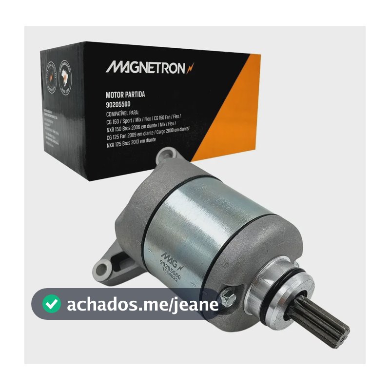 Motor Partida Arranque Fan 150 Bros 150 Titan 150 Magnetron