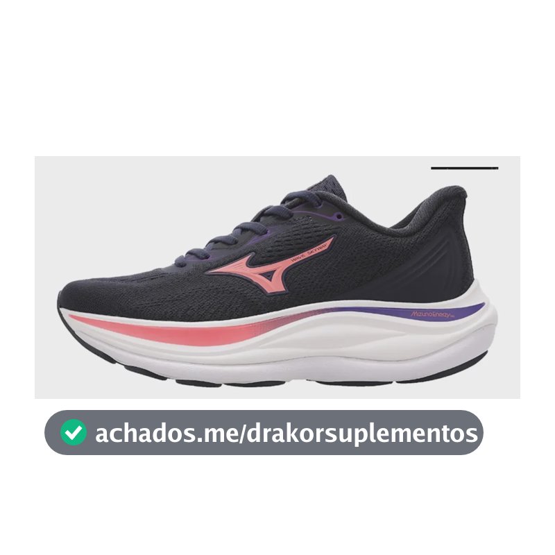 Tênis Feminino Wave Skyway Mizuno Mrhcrl Liso 40 Br
