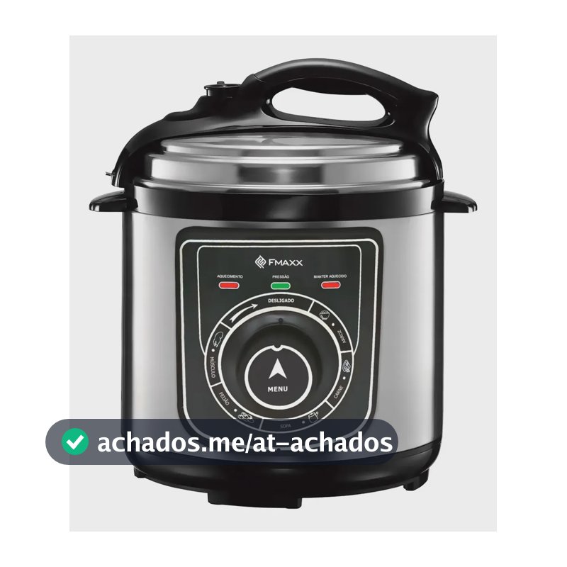 Panela De Pressão Elétrica Fmaxx Chef 4 Litros 800w Prateado 60hz