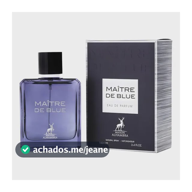 Perfume Blue de Chance Eau de perfum Masculino de Maison Alhambra 100 mL