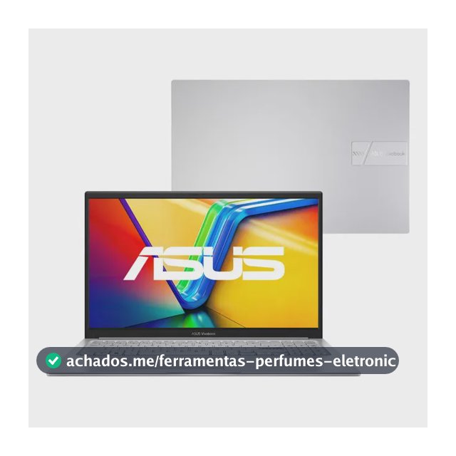 Notebook Asus Vivobook 15 X1504va Intel Core I5 1334u 8gb Ram 256gb Ssd Windows 11 Home Intel Iris Xe Tela 15,6 Led Fhd Silver - Nj1738w
