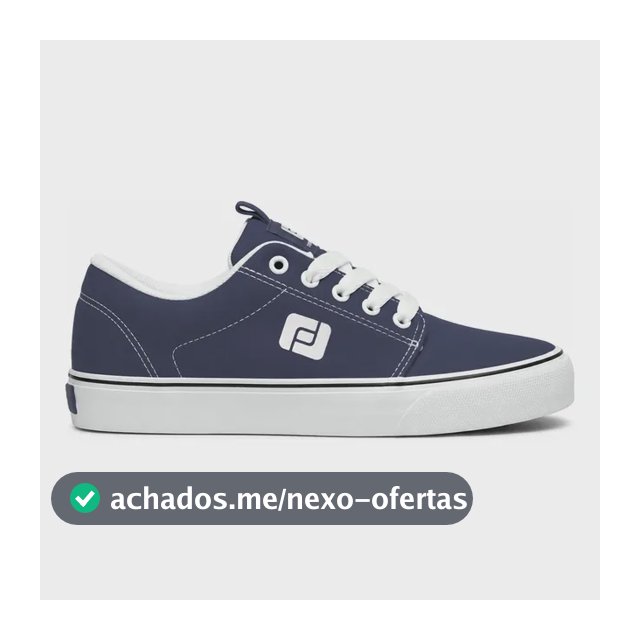 Tênis Skate Freeday Combat Masc/fem - Diversas Opções + Nf Marinho/branco 37 Br