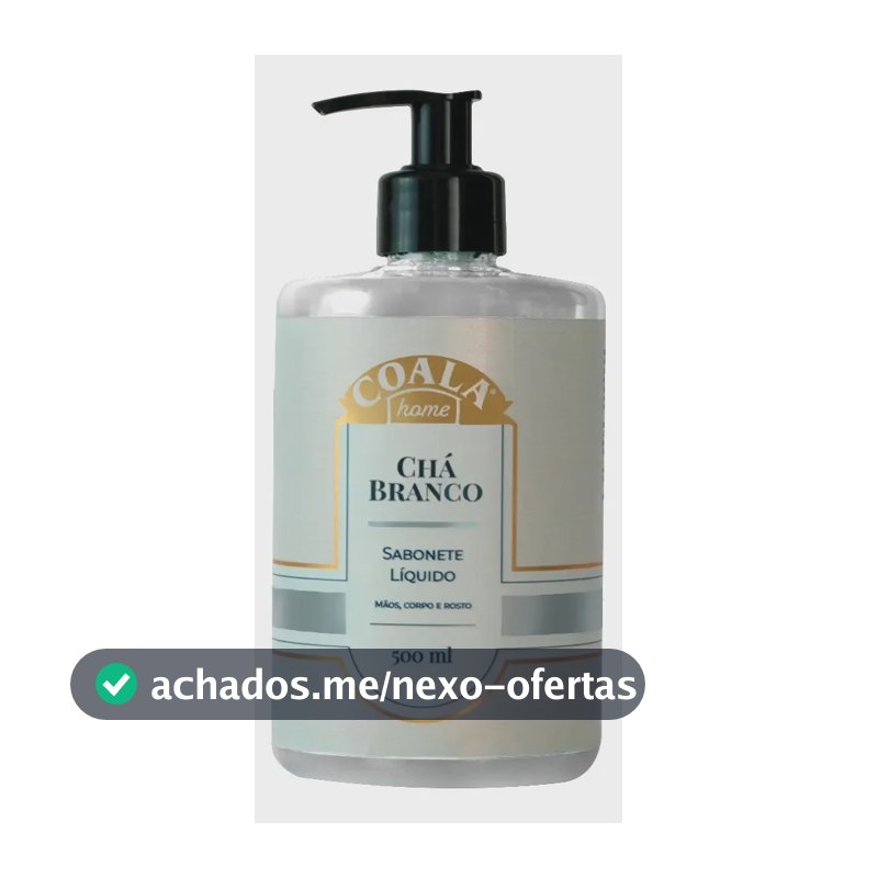 Sabonete Líquido Corpo Mãos Chá Branco Coala Home 500ml