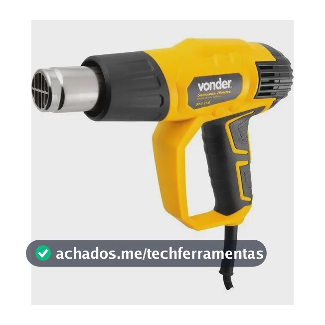 Soprador Térmico Stv150n 1500w - Vonder cor Amarelo