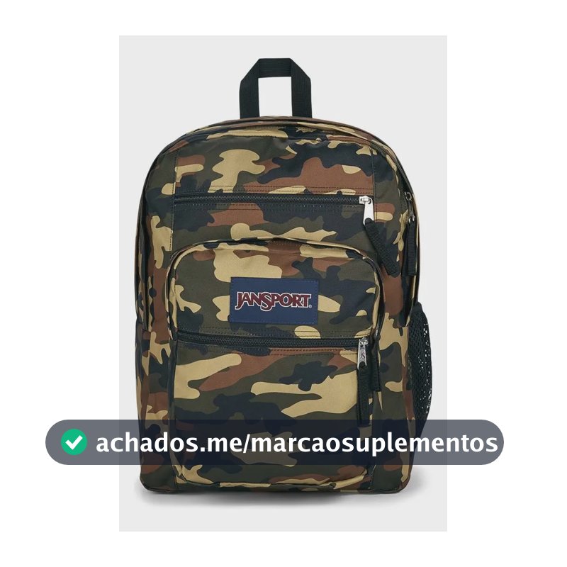Mochila Big Student 34l Buckshot Camo Jansport Buckshot Camo Estampado