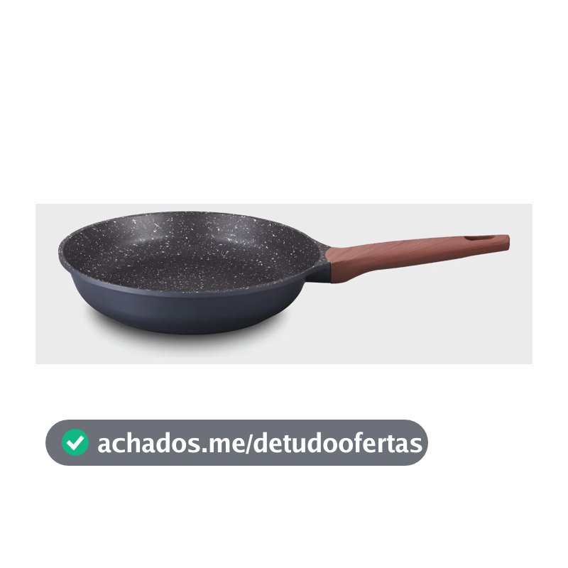 Frigideira Titanium Aluminio Injetado Ceramic Flon 24cm Mta