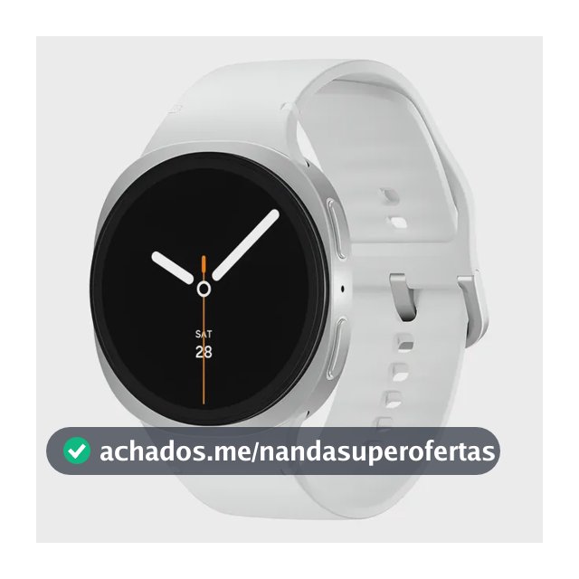 Samsung Galaxy Watch8 Smartwatch 40mm Lte, Galaxy Ai Caixa Prata Pulseira Prata Bisel Prata