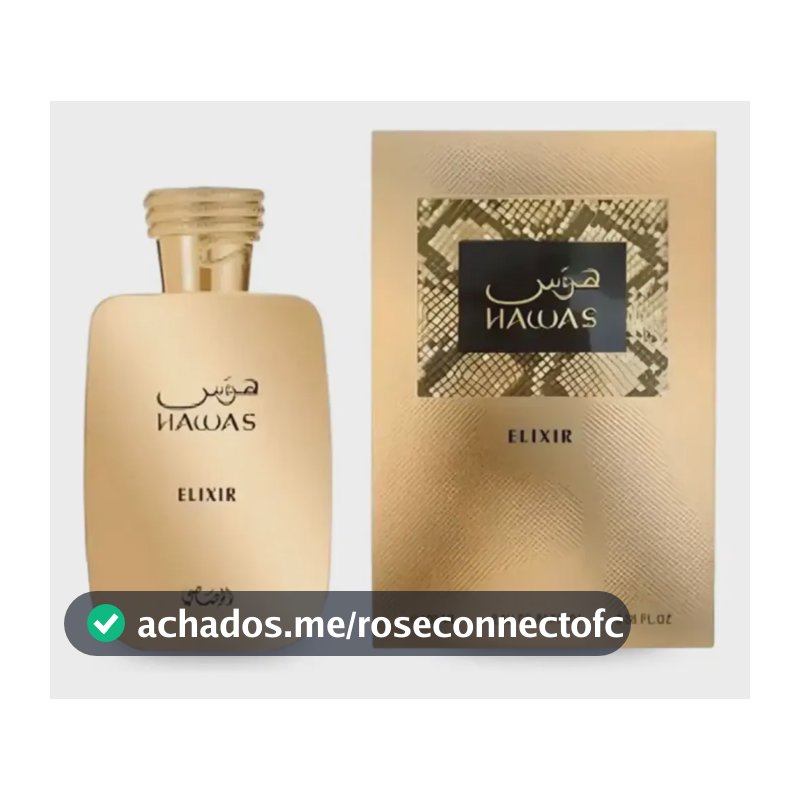 Perfume Masculino Rasasi Hawas Elixir EDP 100ml Notas Gourmand