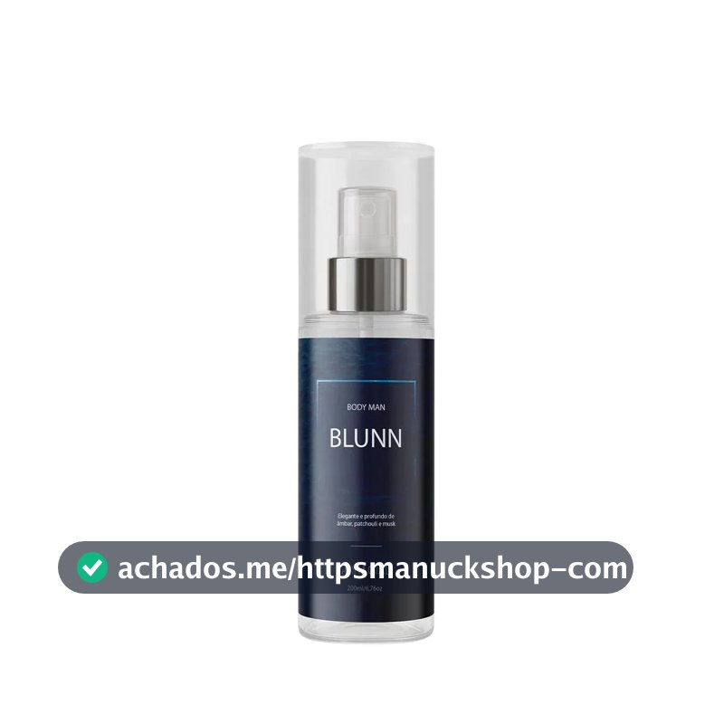 Body Splash Masculino Blunn 200ml By Primacial - Perfume Floral Cítrico