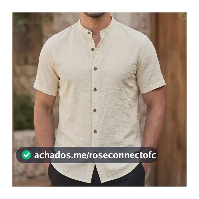 Camisa Gola Padre Masculina Manga Curta Social Verão Festa
