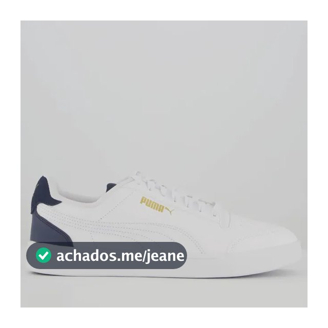 Tênis Puma Shuffle Branco E Dourado