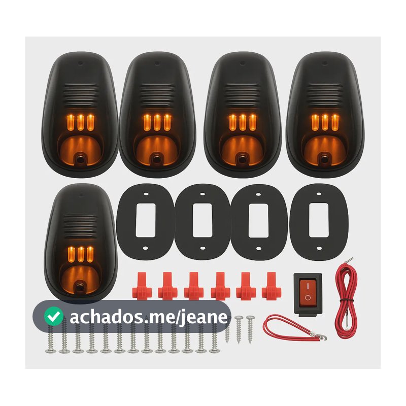 Cab Light Luzes De Teto F250 Ram S10 Ranger L200 Hilux