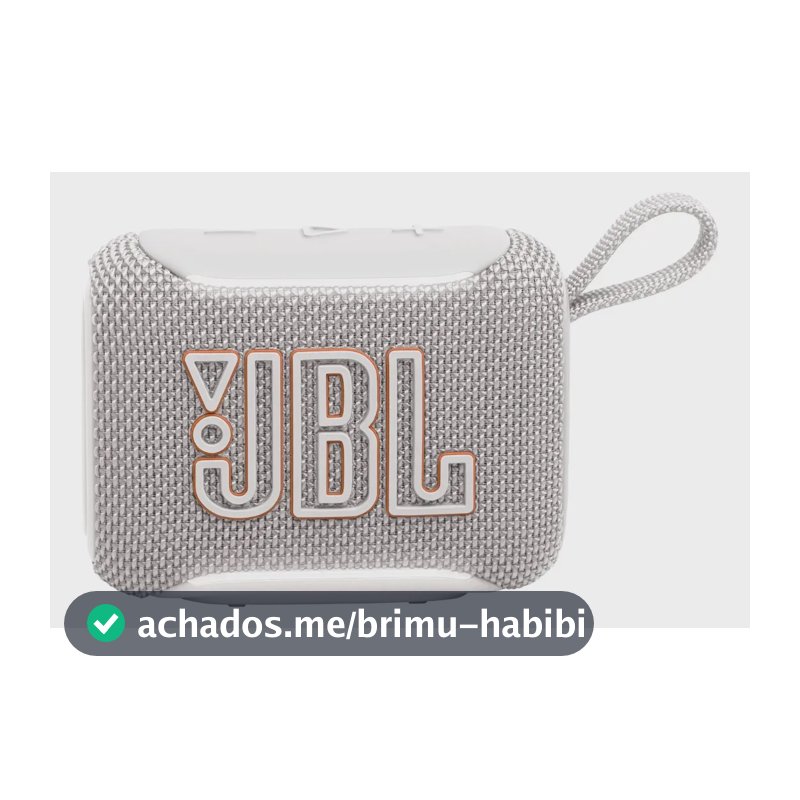 Caixa de som portátil com Bluetooth JBL GO5 - Branca