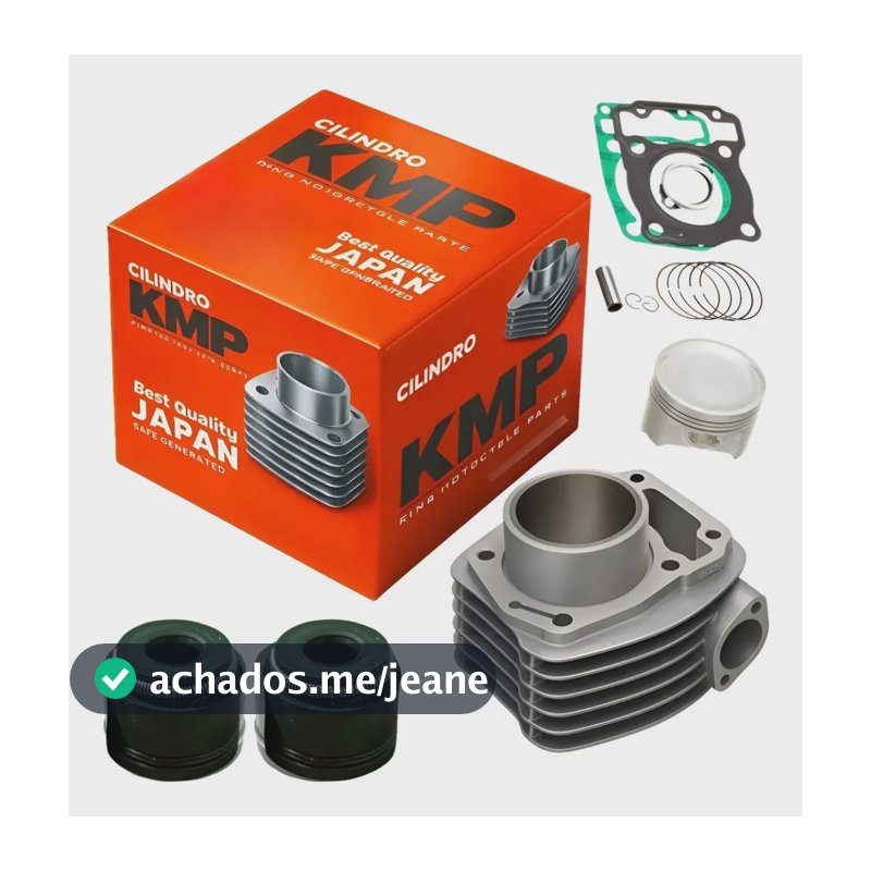 Kit Cilindro Motor Cg 160 Fan Cg 160 Start Completo Kmp