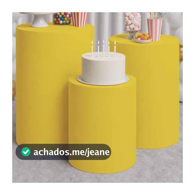 Kit Trio De Capa De Cilindro Festa Veste Fácil Várias Cores