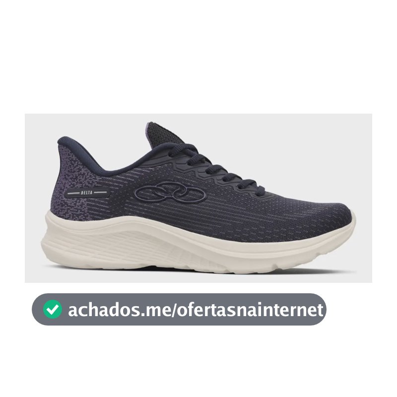Tênis Masculino E Feminino Delta 122 Olympikus Marinho/purple Liso 38 Br