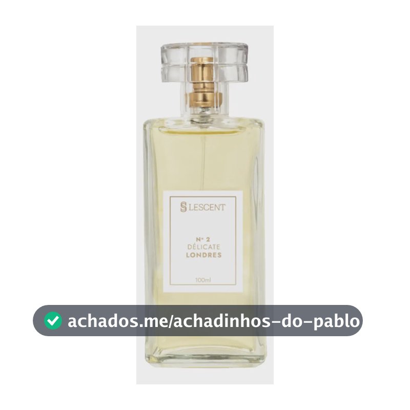 Perfume Deo Colônia Lescent N2 Delicate Londres 100ml Feminino