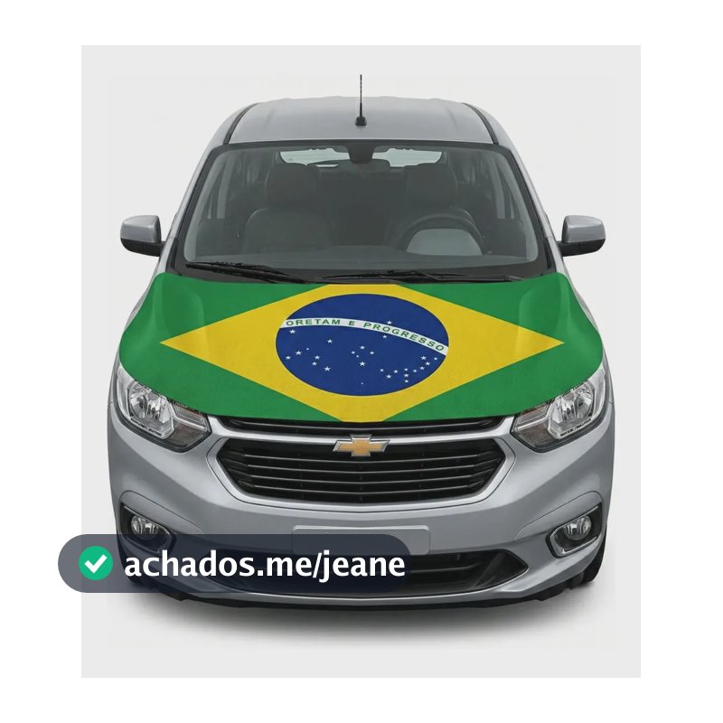 Bandeira Do Brasil Para Capo De Carro Com Elástico 150x100