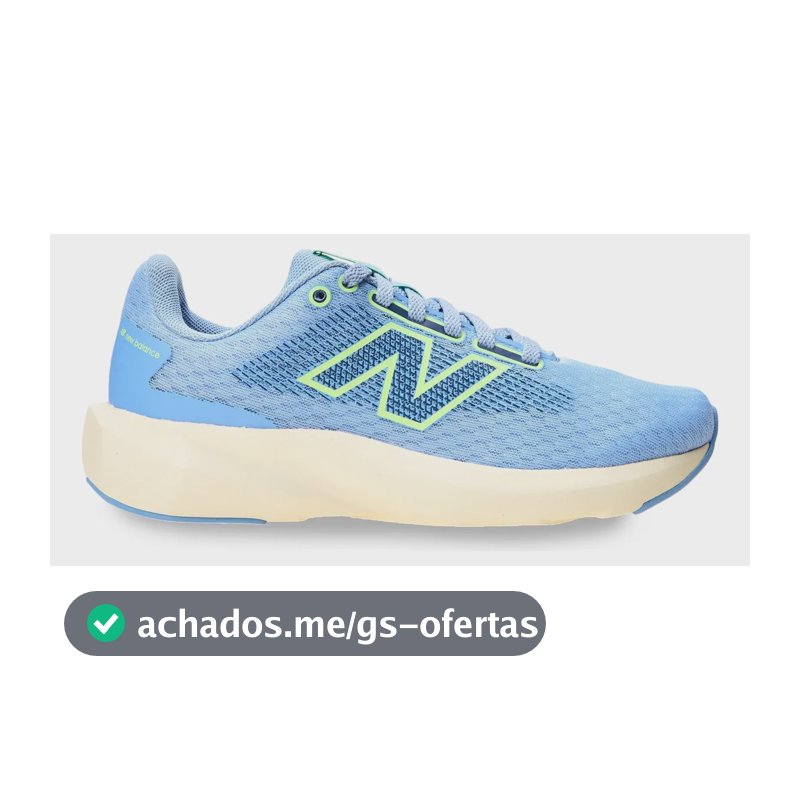 Tênis Esportivo Feminino 413v3 New Balance Azul-claro Liso 36 Br