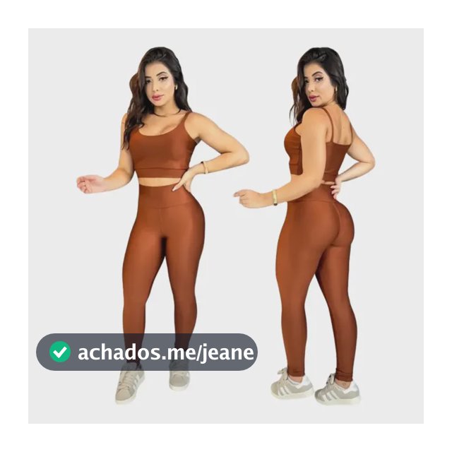 Top Com Calça Academia Feminino Fitness Legging Conjunto