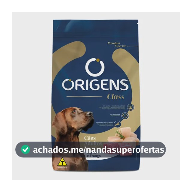 Origens Class Ração Cão Méd/gran Carne E Frango 10kg