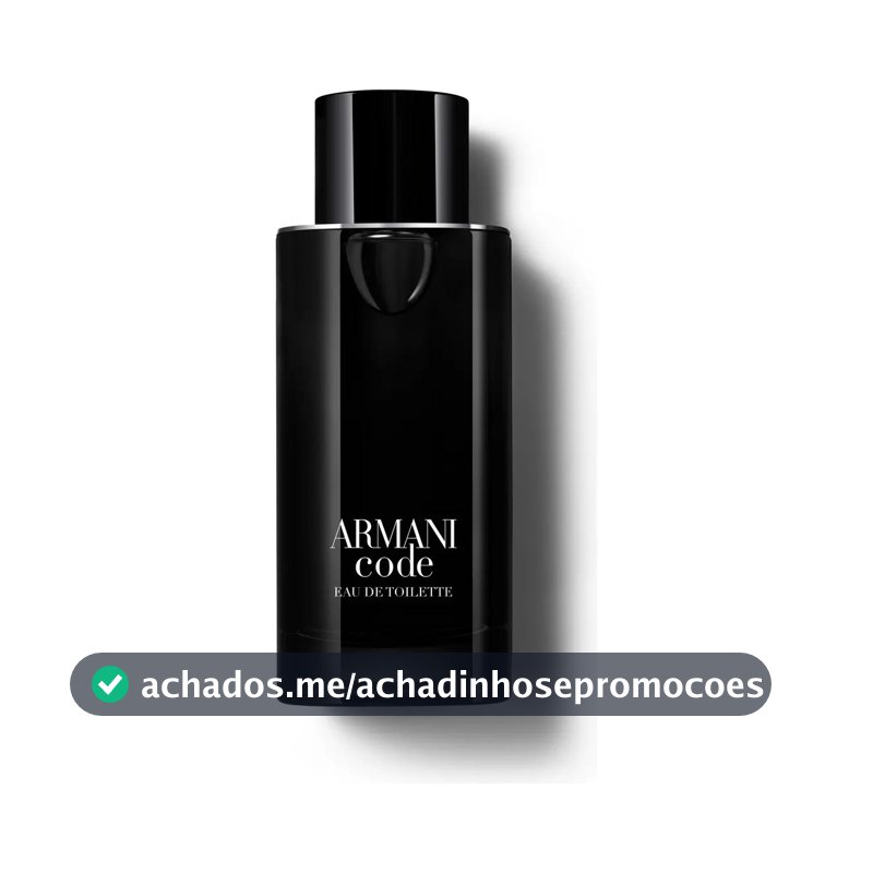 Perfume Masculino Armani Code Eau de Toilette Refilável, 125ml