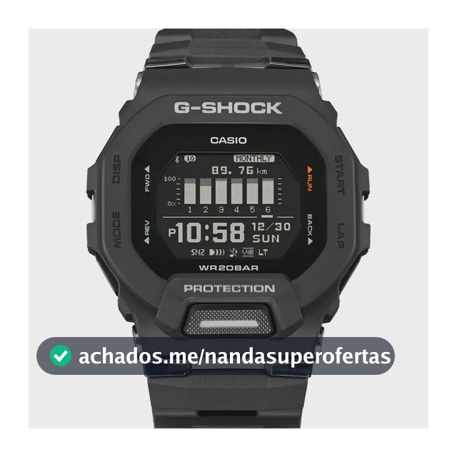 Relógio oficial Casio G Shock Gbd-200