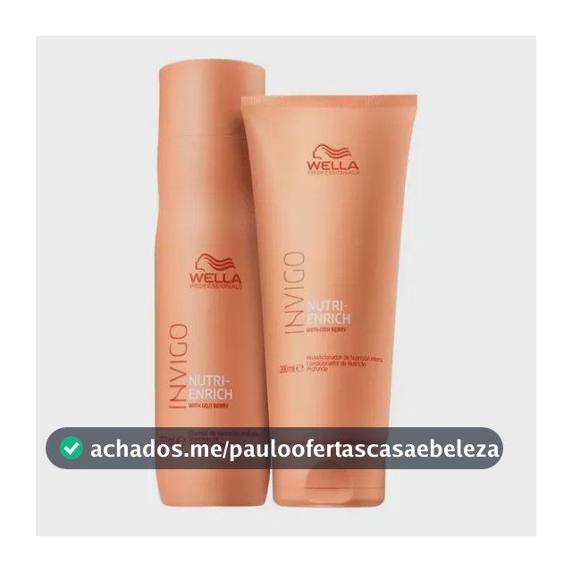 Kit Shampoo e Condicionador Wella Professionals Invigo Nutri-enrich Duo (2 Produtos)