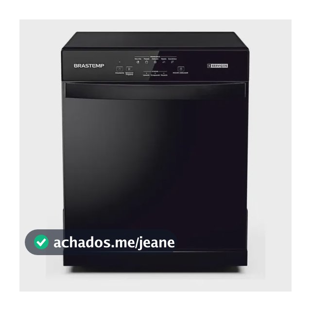 Lava Louças Brastemp 8 Serviços Preta - Blf08ae Preto 127v