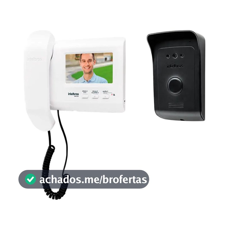 Video Porteiro Ivr 1010 Branco E Preto Intelbras 110V/220V